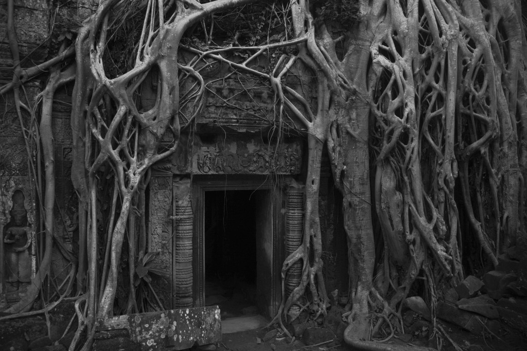 Angkor Complex B&W Cambodia11