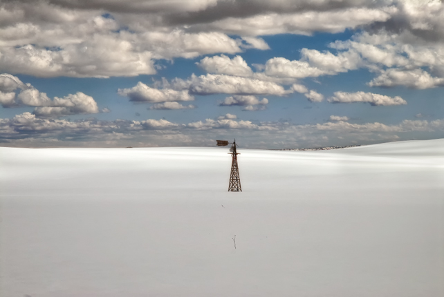 Windmill in the Snow