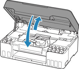 Close the scanning unit / cover