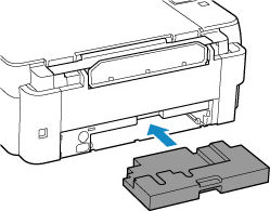 Insert the new maintenance cartridge straight until it stops